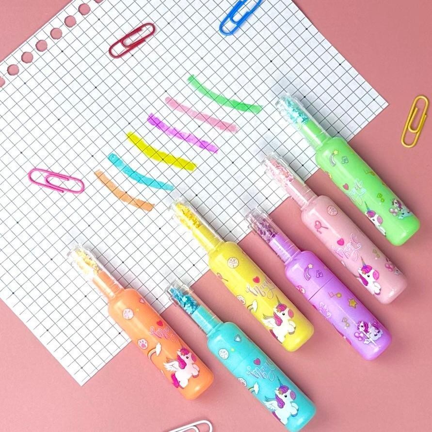 

HD Highlighter Set Isi 6 Penanda Berwarna Hiighlighter Stabilo UNICORN //Stabilo Pulpen Isi 6 PCS / Stabilo Pulpen Unicorn Isi 6 Pcs//Stabilo karakter lucu