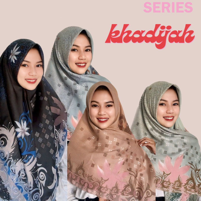 Khadijah Series kerudung syari jumbo 130x130