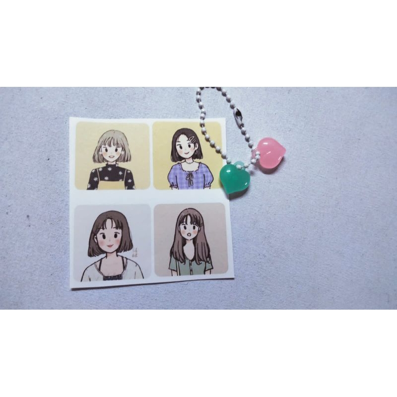 

stiker Korean girl journaling/stiker journaling