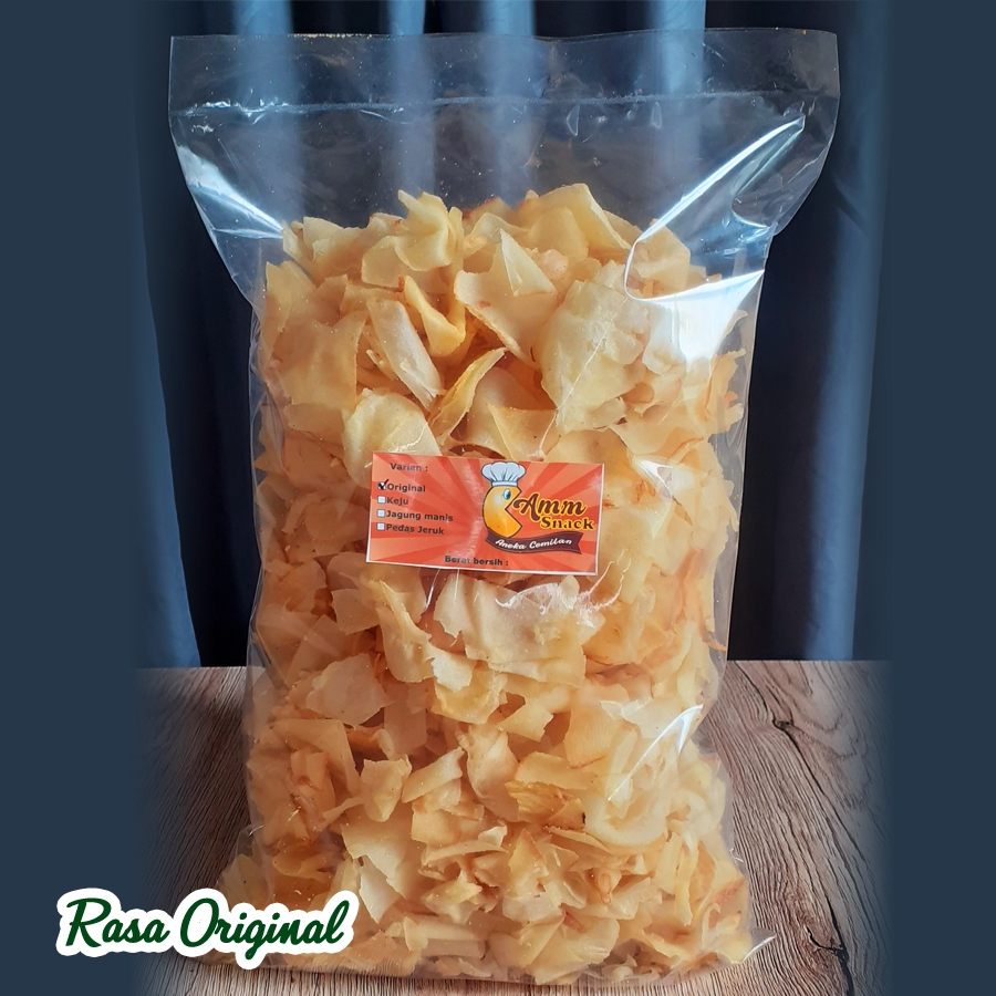 

KERIPIK SINGKONG ORIGINAL KRIWIL 500 GR