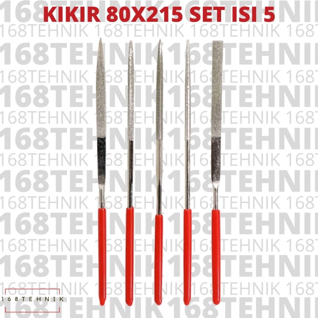 KIKIR 80X215 SET ISI 5 / FILE DIAMOND SET ISI 5 / KIKIR DIAMOND 80X215 / KIKIR DIAMOND SET / KIKIR D