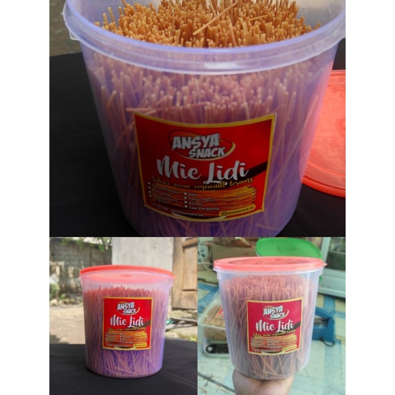 

Mielidi dan mie gepeng kemasan TOPLES