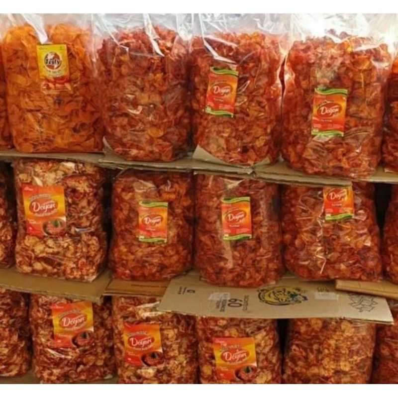 

TERMURAH KERIPIK SINGKONG BALADO PEDAS MANIS 250 GRAM / KERIPIK BALADO / KERIPIK SINGKONG PEDAS