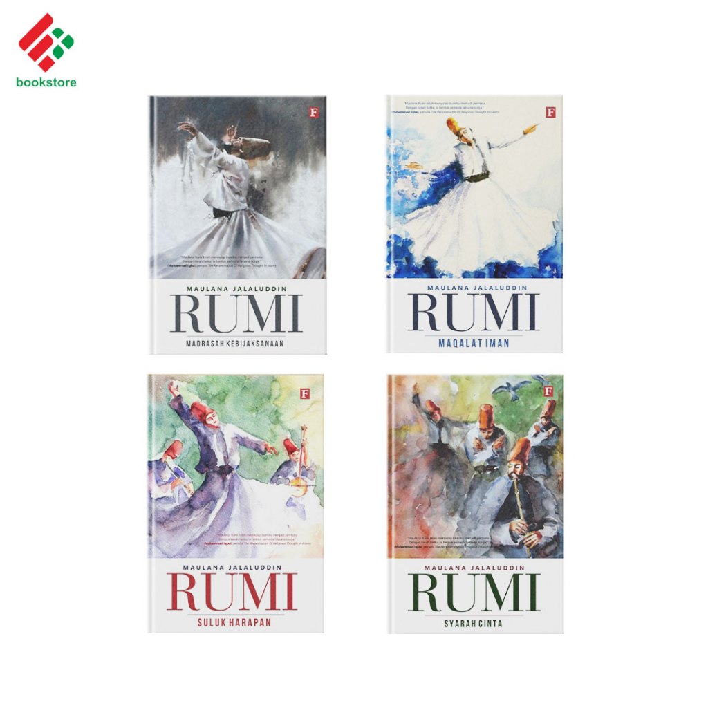 Buku Jalaluddin Rumi - Paket Syair Cinta - Penerbit Forum