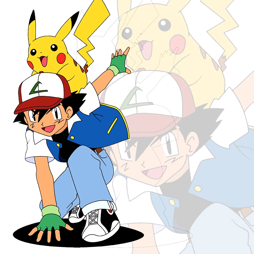 Jaket POKEMON ASH KETCHUM Pikachu Cosplay Jacket Costume Kostum bisa custom bebas