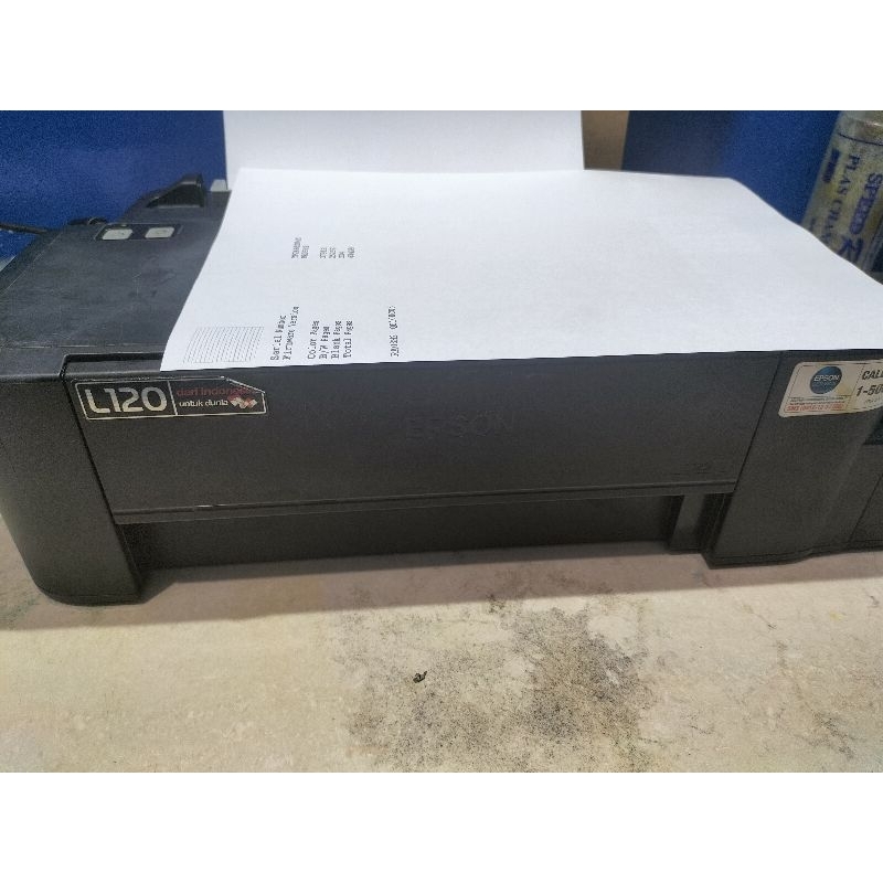 Printer Epson L120 Black Only hanya print hitam saja Printer Epson Murah Kondisi Second