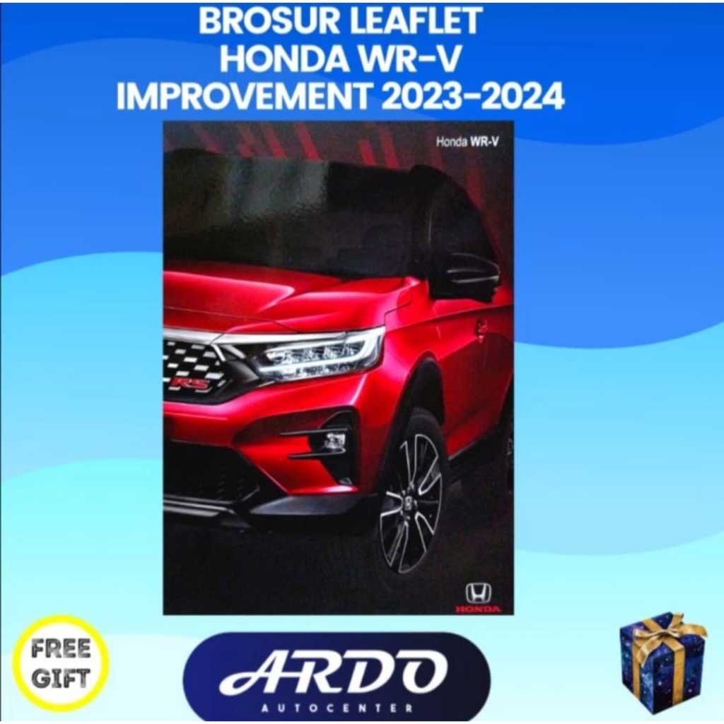 Brosur katalog mobil Honda WR-V WRV improvement 2023-2024 leaflet