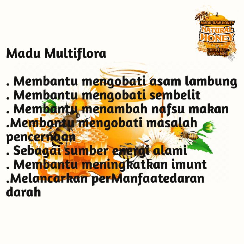 

Madu Multiflora Super - Raw honey 1 kg