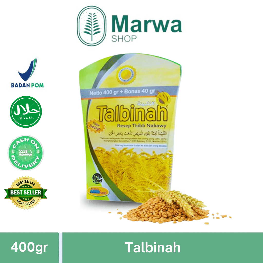 

Talbinah Resep Thibb Nabawy 400+40 gram Tepung Gandum Talbinah Original / Talbinah