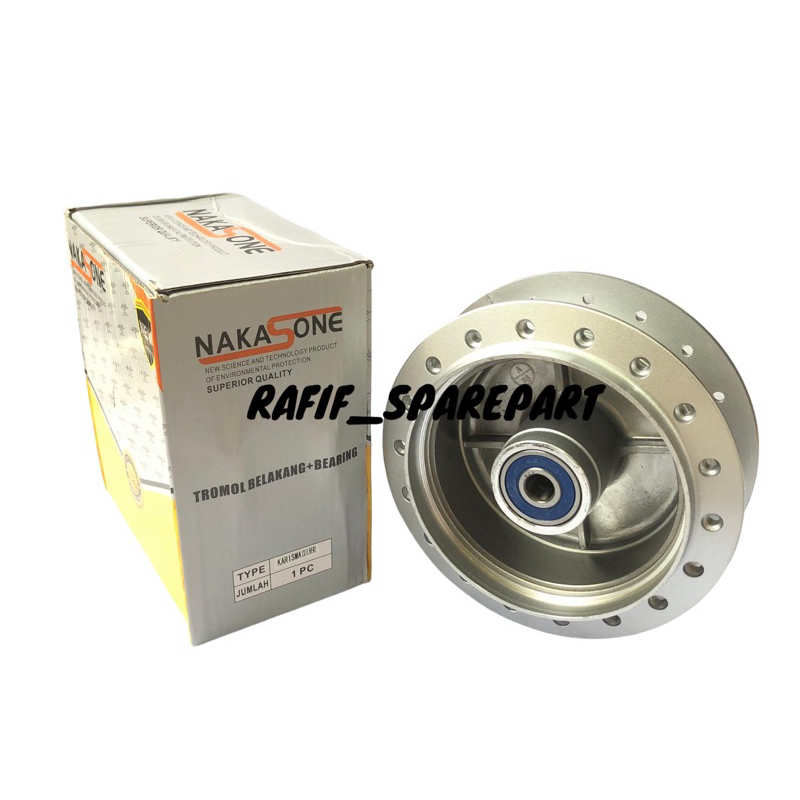 TROMOL BELAKANG+BEARING HONDA KARISMA SILVER NAKASONE