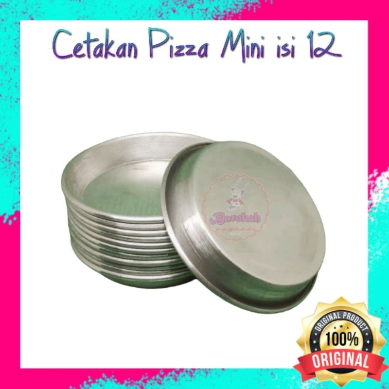 Cetakan Pizza Mini / Loyang Pizza Mini isi 12pcs