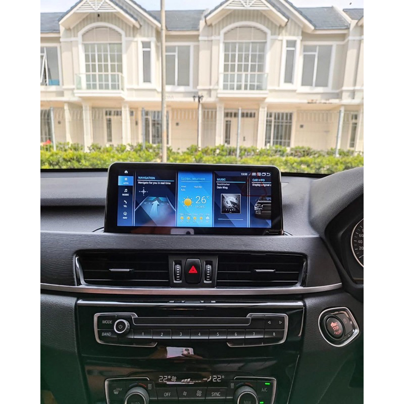HEAD UNIT ANDROID 13 10.25" BMW X1 F48 X5 F15 8GB RAM APPLE CARPLAY KAMERA MUNDUR ANDROID AUTO ORIGI
