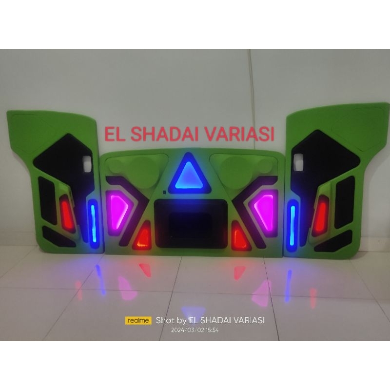 PLAFON ATAP DAN DOORTRIM PINTU CUSTOM CARRY FUTURA 1.5-T120 SS-L300 Full Lampu Led