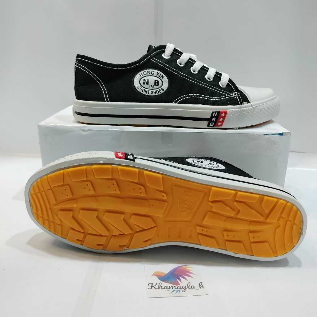 SEPATU NB SEKOLAH TK,SD,SMP,SMA MODEL WARRIOR/SEPATU BAHAN KANVAS