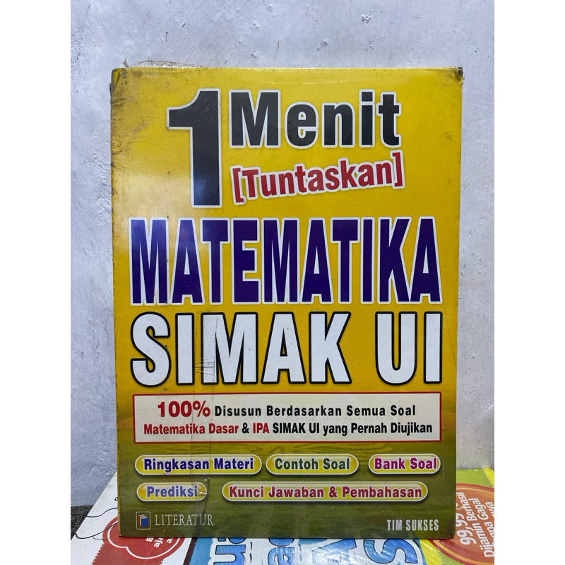 1 MENIT TUNTASKAN MATEMATIKA SIMAK UI
