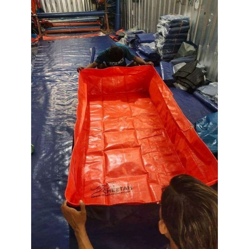 terpal kolam 2x3x0,5 A20 korea