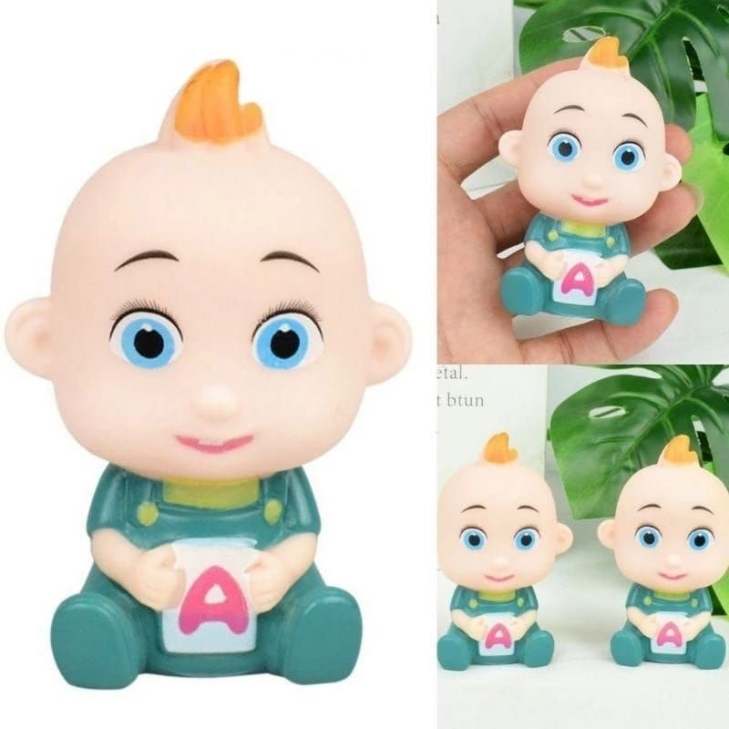 {DS} Figure Bayi Jojo Cocomelon Miniatur Topper Kue Pajangan Kue Ulang Tahun / Hiasan Kue Ulang Tahu