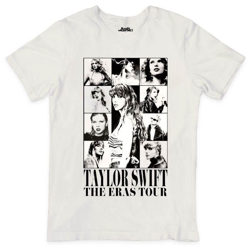 Taylor Swift The Eras Tour Cream World Tour Edition T-Shirt / Kaos Band Musik Murah POP Alternative 