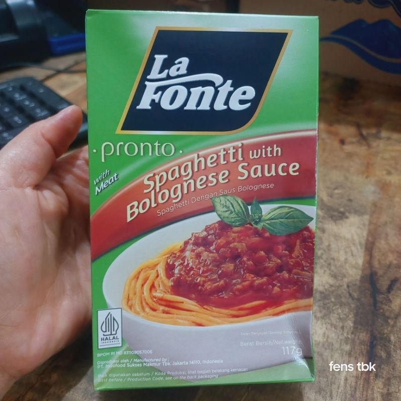 

LAFONTE PRONTO SPAGHETTI+BOLOGNESE SAUCE