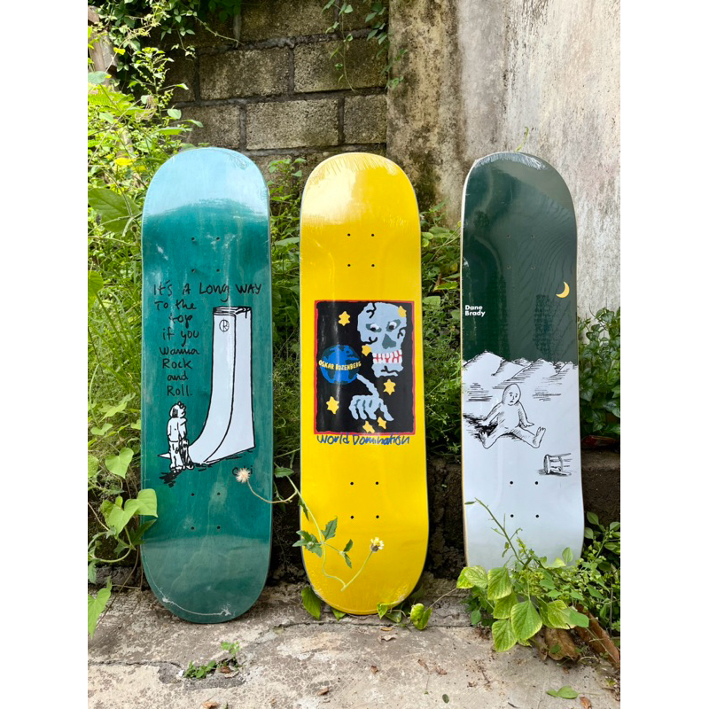 Polar Skate Co Skateboard Decks Oskar Rozenberg Dane Brady. Deck skateboard impor. Papan skateboard 