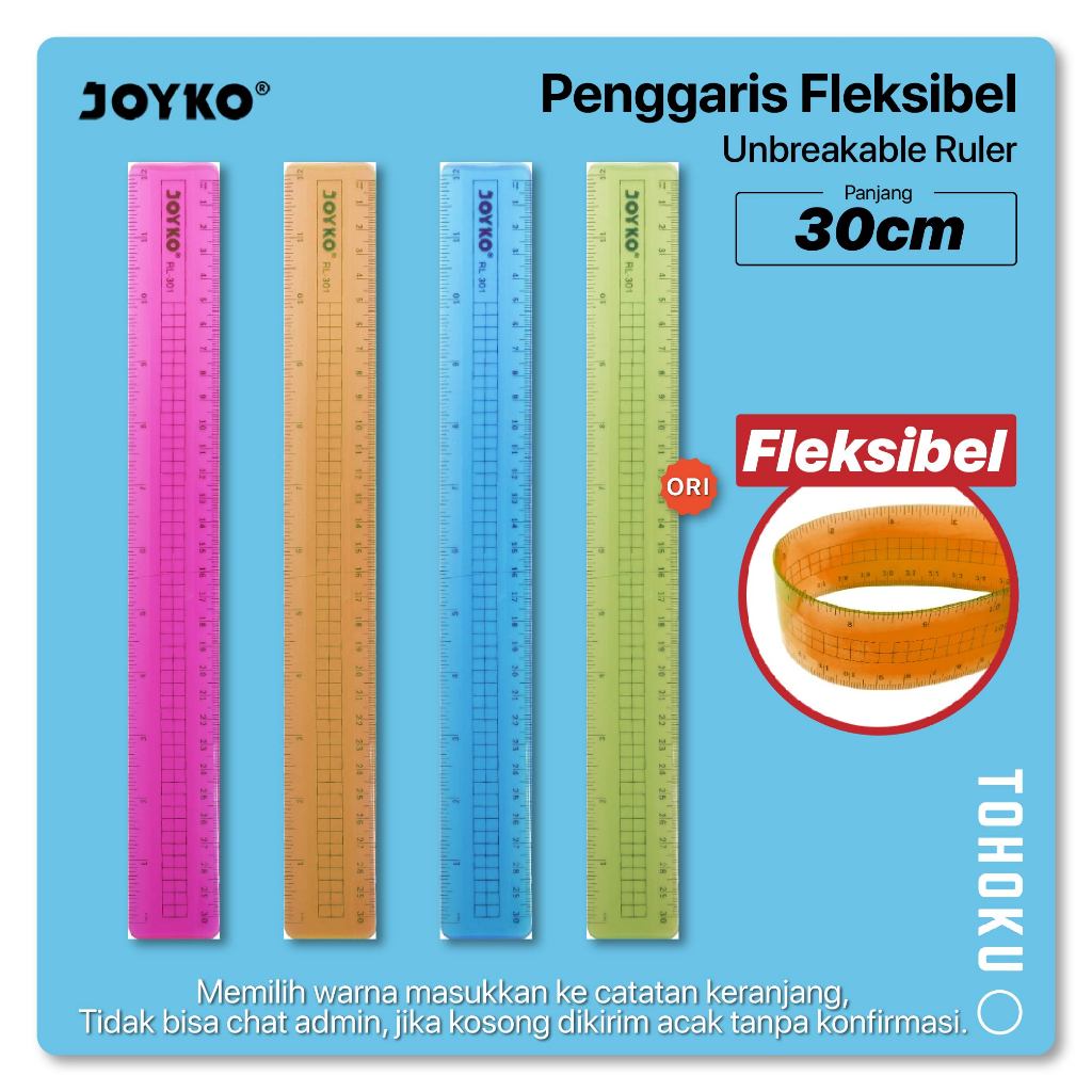 

Penggaris Lentur / Penggaris Fleksibel Joyko RL-301