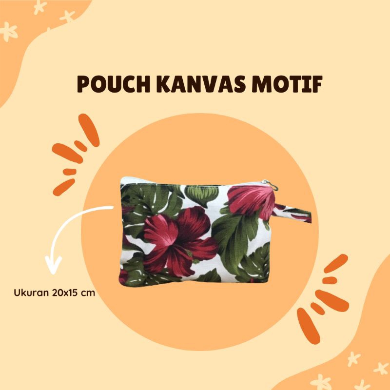 Pouch Kanvas Motif