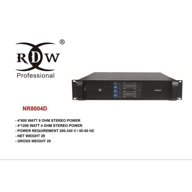 Power RDW NR8004D original