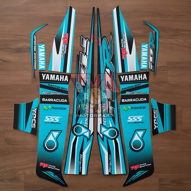 STRIPING LIS STIKER YAMAHA F1ZR FIZ R PETRONAS EDITION