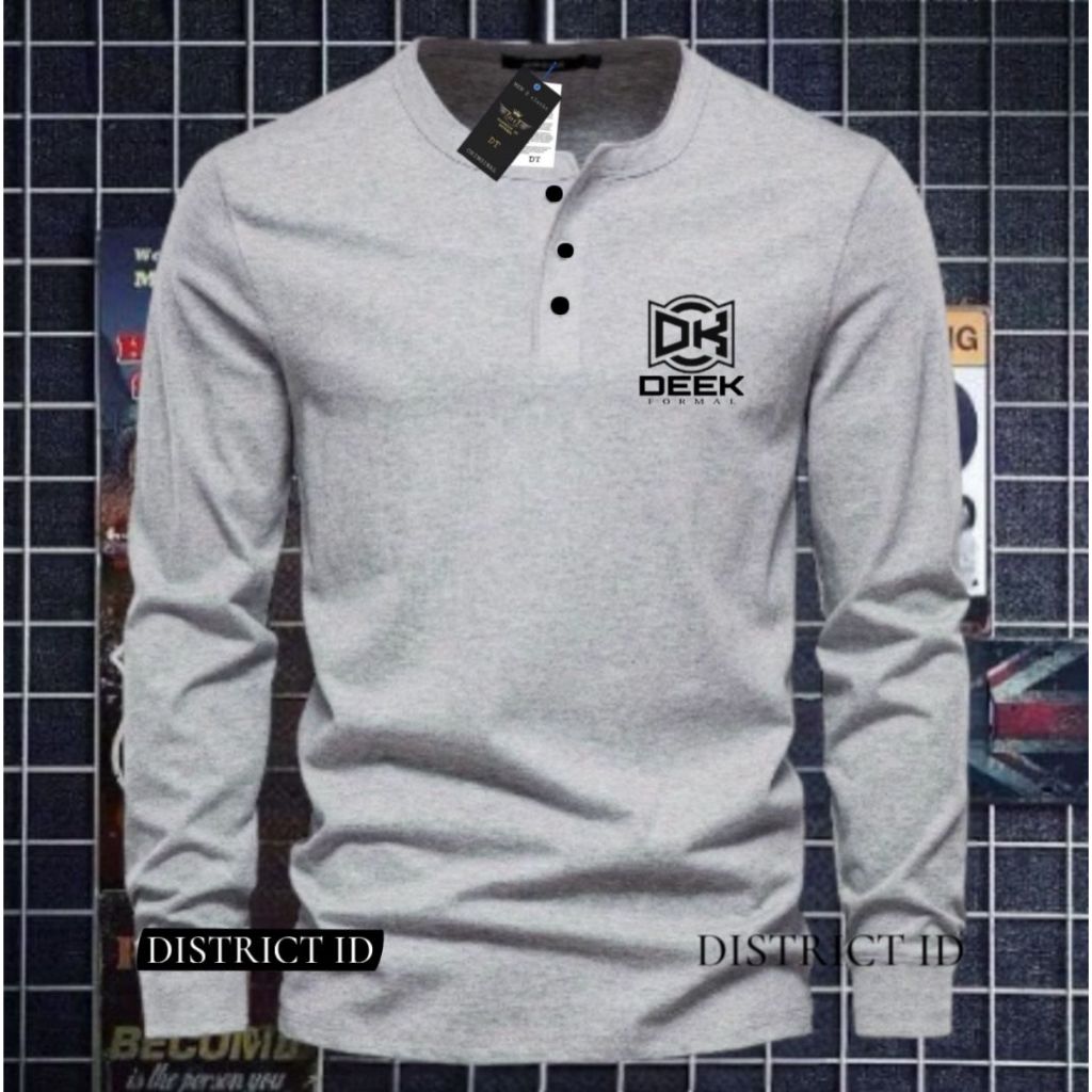 kaos kancing lengan panjang pria dan wanita/kaos kancing t-shirt  pria  sablon murah/kaos kancing pr