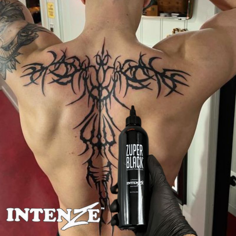 Tinta tattoo intenze original ZuperBlack ink tatto tinta tato tatoo 100%