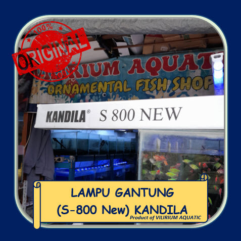 PERLENGKAPAN AQUARIUM - LAMPU GANTUNG (S-800 NEW - WRGB) KANDILA