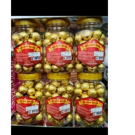 

cokelat Tobelo golden ball 1dus isi 6toples