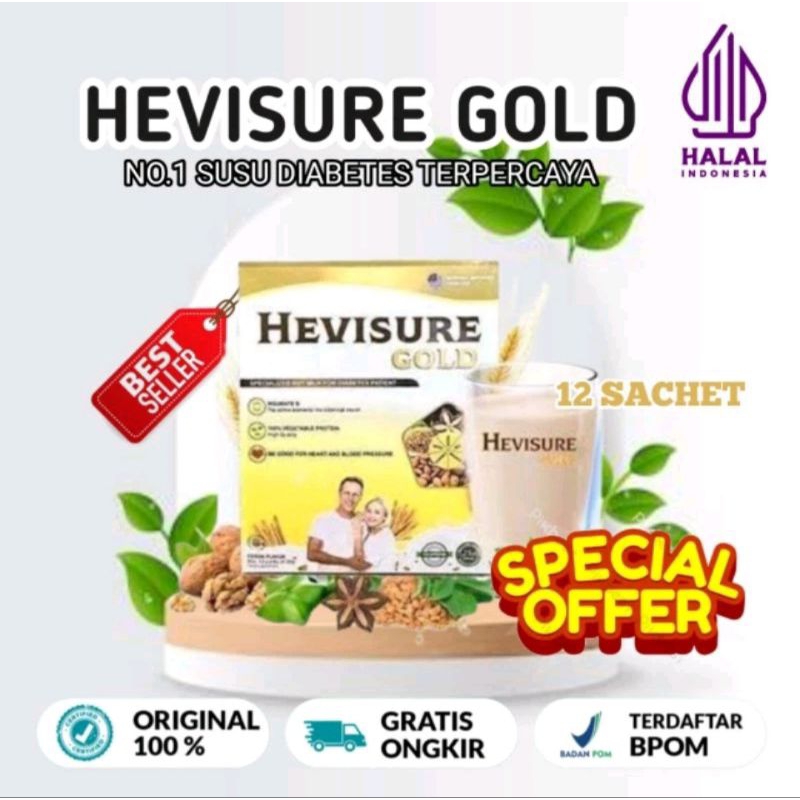 

Terlaris Hevisure Gold Plus Susu Sereal Original Mengatasi Masalah Diabetes & Kencing Manis