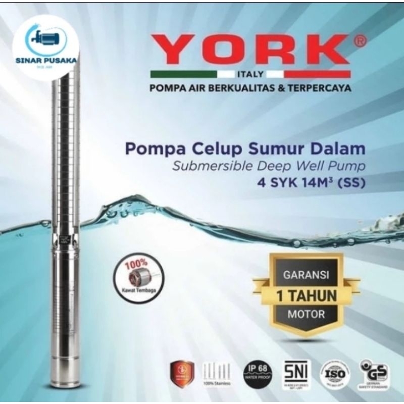 Pompa Satelit York 4SYK8-15SS 3HP
