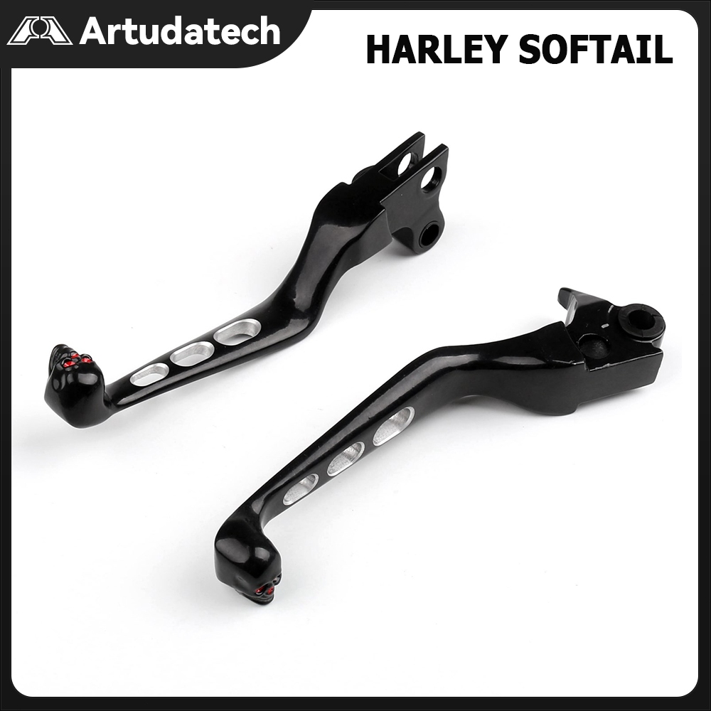 Handle Rem+Handle Kopling Harley Softail XL Sportster 883 Fat Boy Street Bob 1996-2010 Tuas rem Tuas