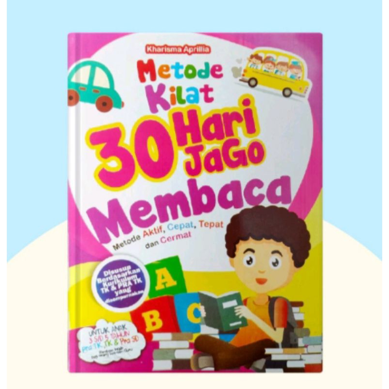 Buku Belajar Anak PAUD & TK / Metode Kilat 30 Hari Jago Membaca
