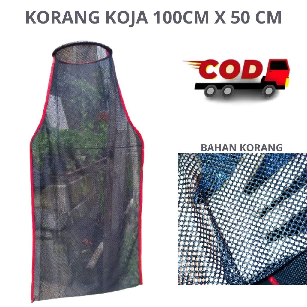 korang koja ikan / korang bahan kain / koja ukuran 100 cm