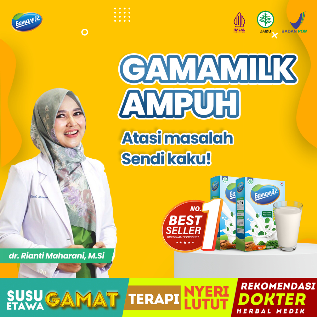 

SUSU GAMAMILK PLUS GAMAT - SOLUSI ATASI MASALAH SENDI KAKU