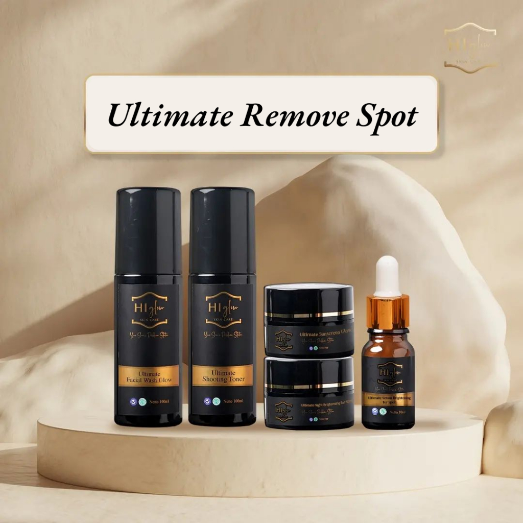 HI Glow Skincare Remove Spot - Pencerah Wajah Penghilang Bekas Jerawat Flek Hitam