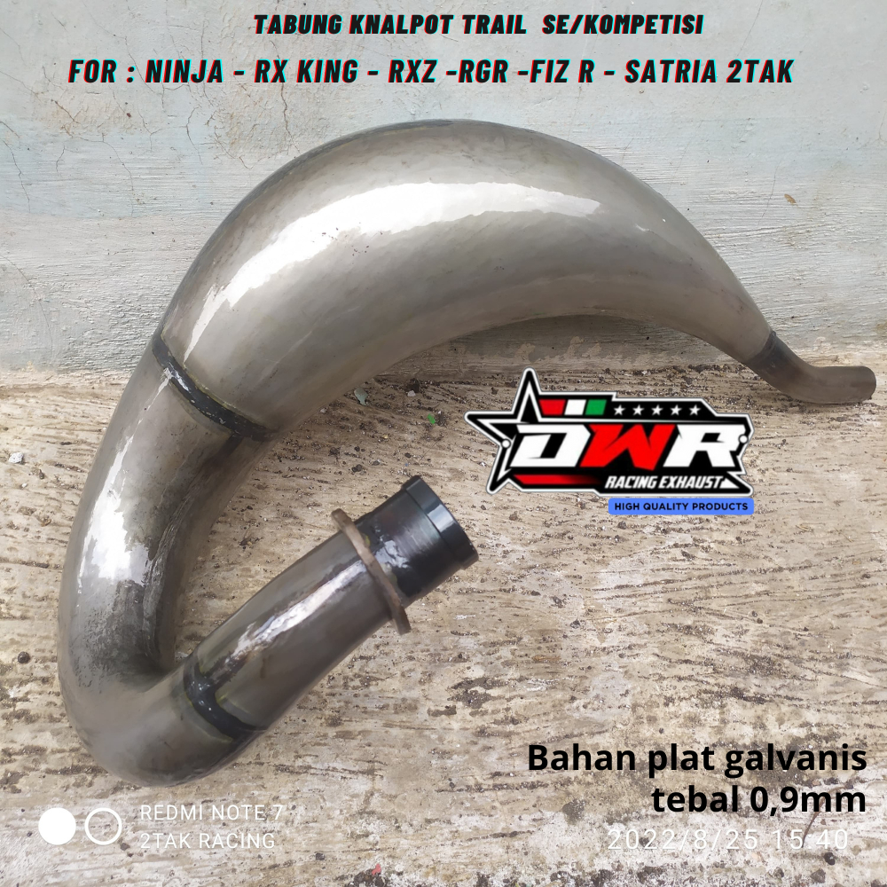 Tabung Knalpot Ninja Rx King Rxz Rgr FizR Satria 2tak Udang Tral Type SE/Kompetisi Real Picture Pnp