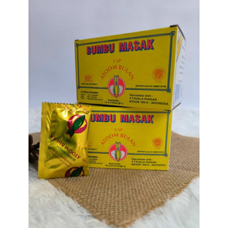 

bumbu atoom bulan saset best seller