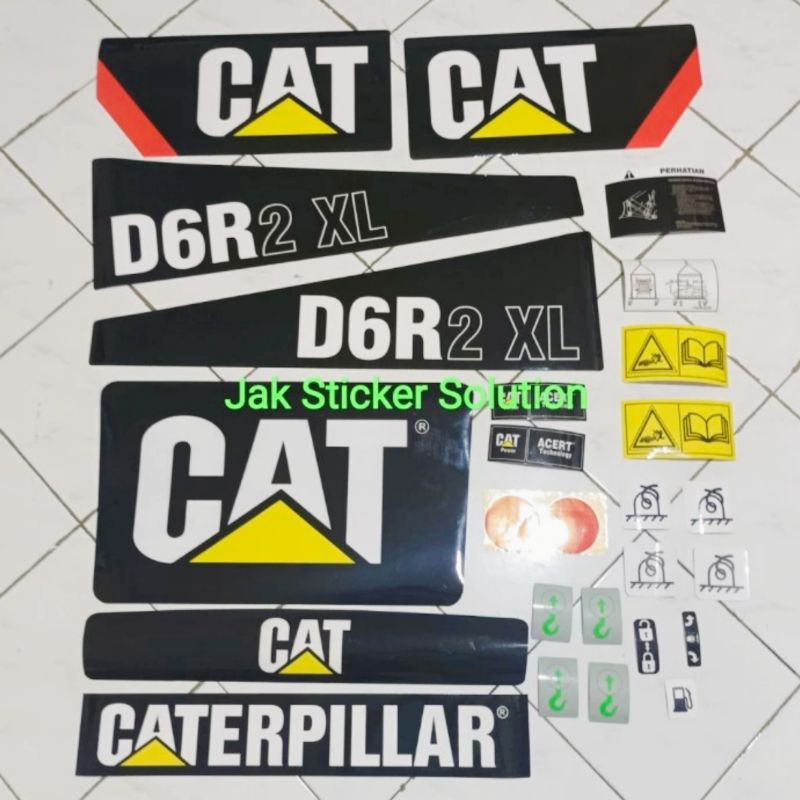 Stiker Dozer Cat D6R2 XL