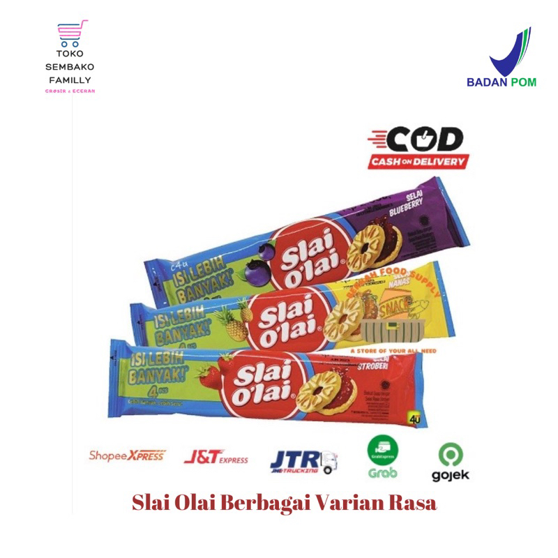 

Slai Olai berbagai varian rasa/snack enak/snack sehat/cemilan/jajanan