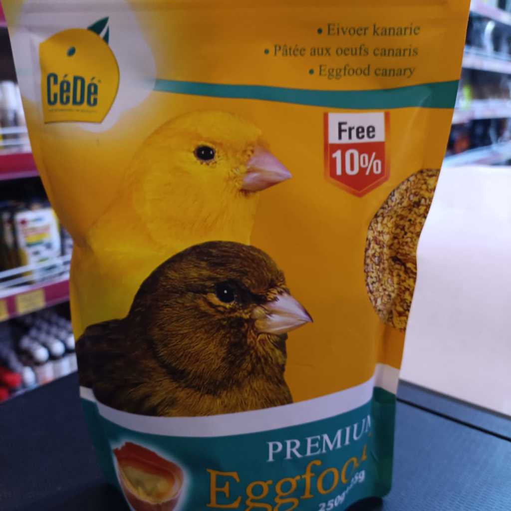 Cede premium egg food kenari makanan tambahan untuk burung kenari falk parkit bthroat