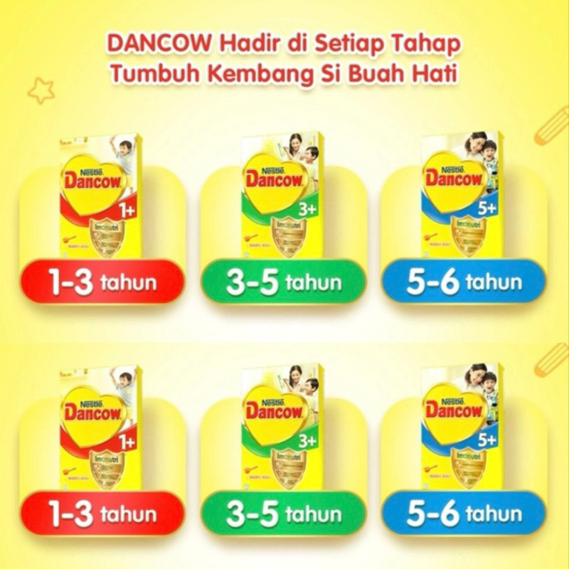 [JATIM] Dancow 1+ 3+ 5+ 1kg 750 gr Madu / Vanilla