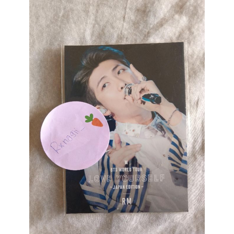 OFFICIAL POSTCARD RM LOVEYOURSELF JAPAN