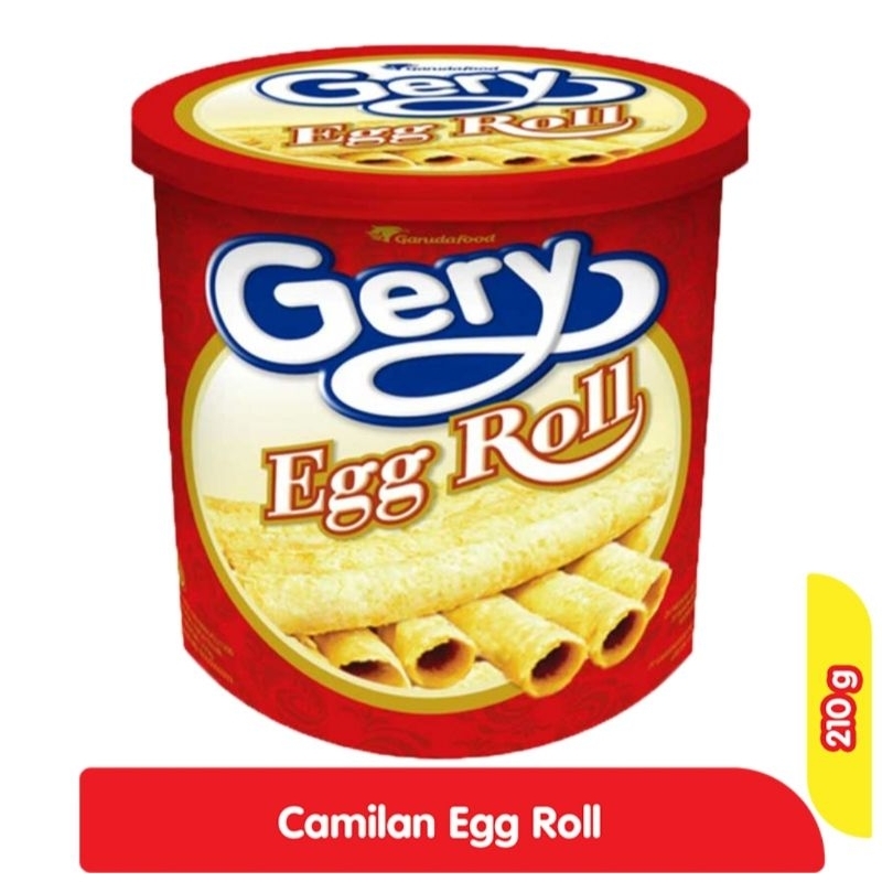 

Gery Egg Wafer Roll 210gr Kue Lebaran