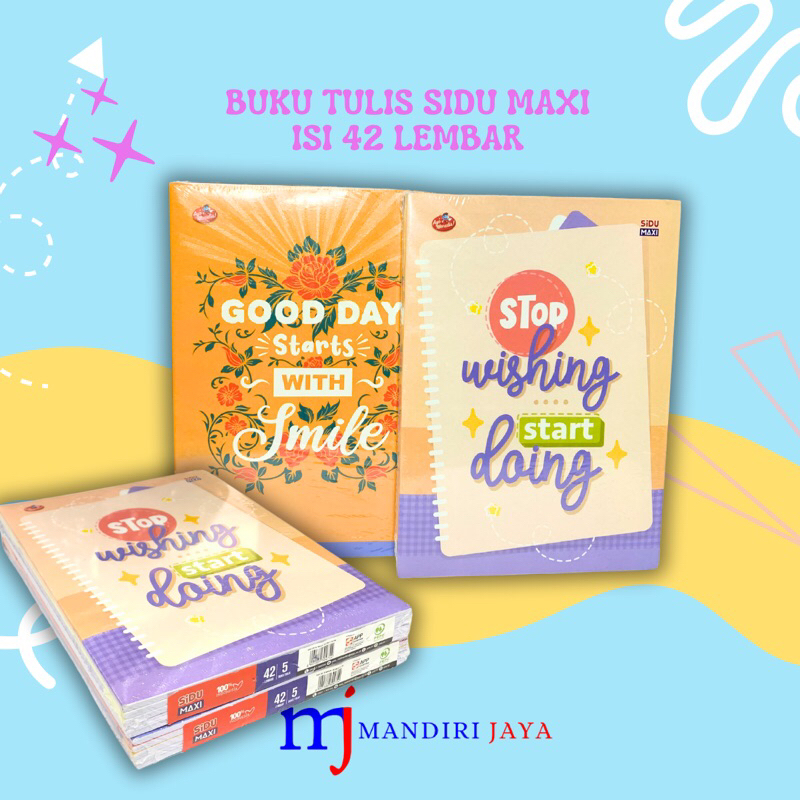 

Buku Tulis Sidu Maxi Isi 42 Lembar