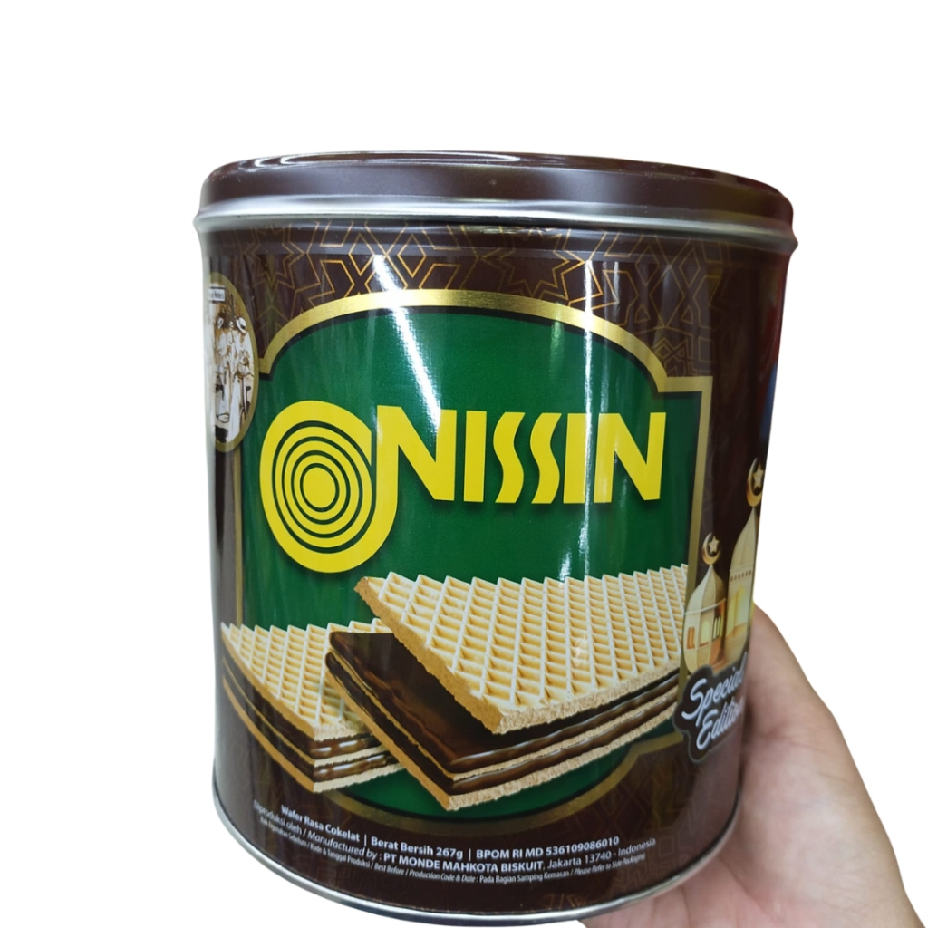Nissin Wafer Chocolate Kaleng 300g Special Edition
