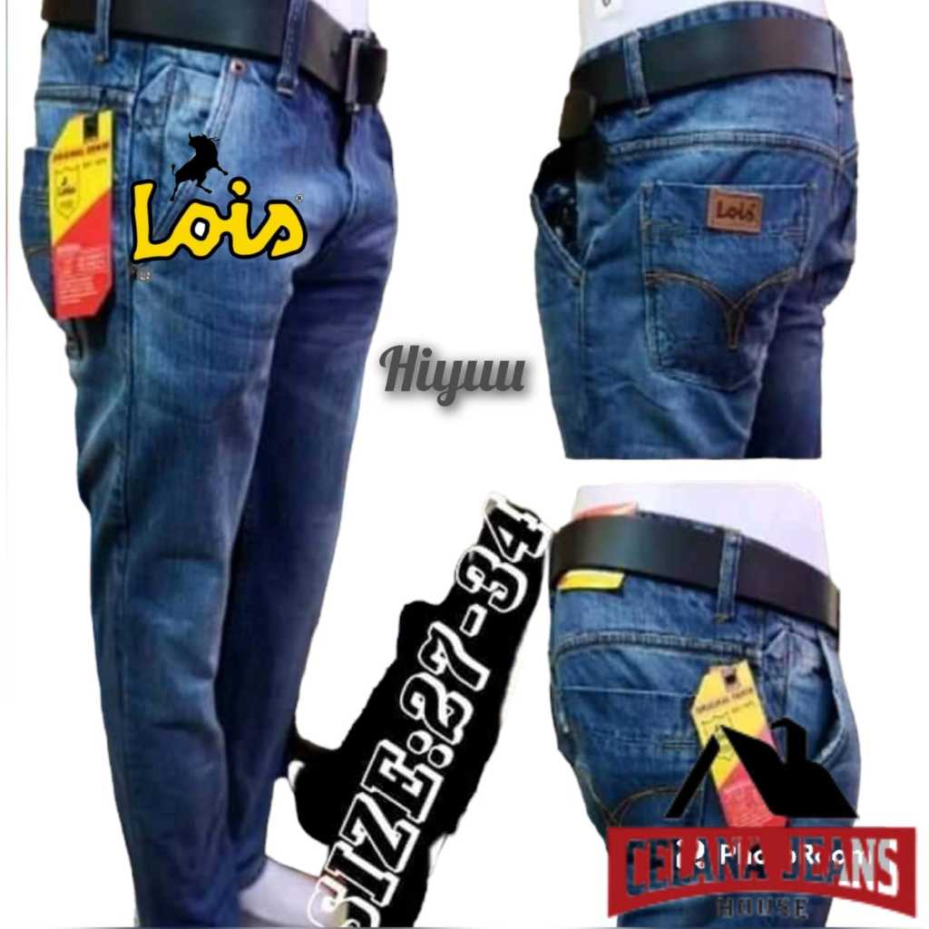 Celana Panjang Jeans Lois Pria Original-Celana Jeans Lois Pria